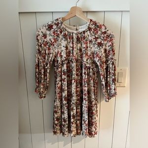 EUC Zara Kids Girls Floral Dress Size 9